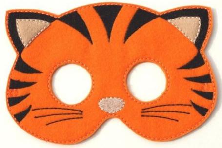 Filzmaske Tiger Tigerbaby 1 Stück