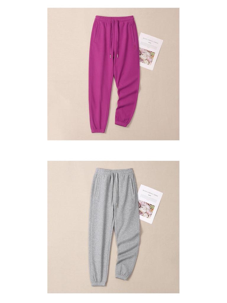 Women's Trendy High-Waist Harem Sweatpants - Autumn/Winter 2025, Loose-Fit, Plus Size, Long, and Casual.
