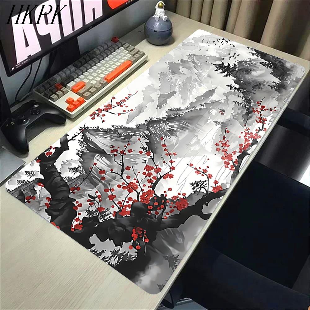XXL Mouse Pad Gaming Sakura Japanese Cherry Blossom XL Home New HD Mousepad Non-Slip Office Carpet Laptop Mice Mat Keyboard Pads