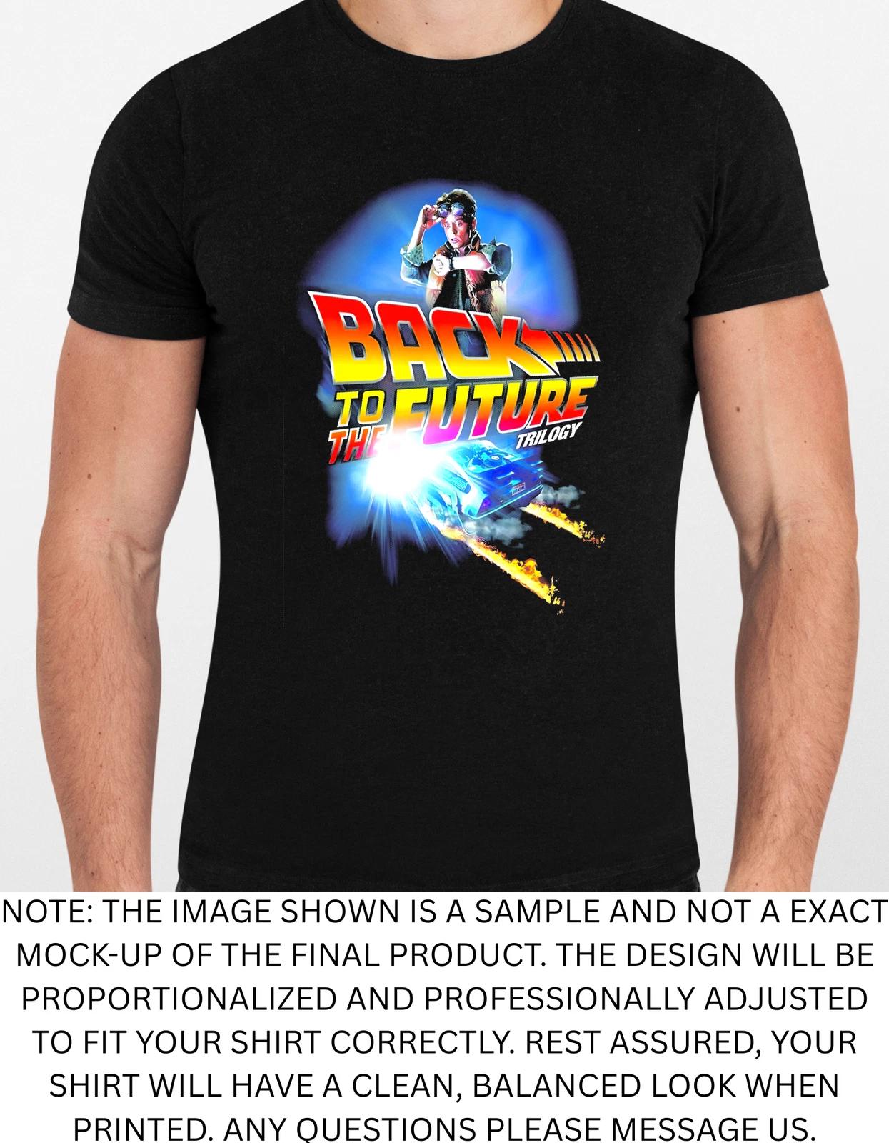 Men s and Women s T-shirts Back To The Future 3 Graphic XS