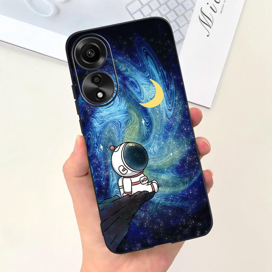 For OPPO A78 Case Oppo A78 4G CPH2565 Cute Fashion Candy Color Soft Silicone TPU Phone Back Cover For OppoA78 A 78 4G 2023