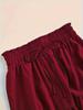 European Fashion Knot Waist Pleated Skirt