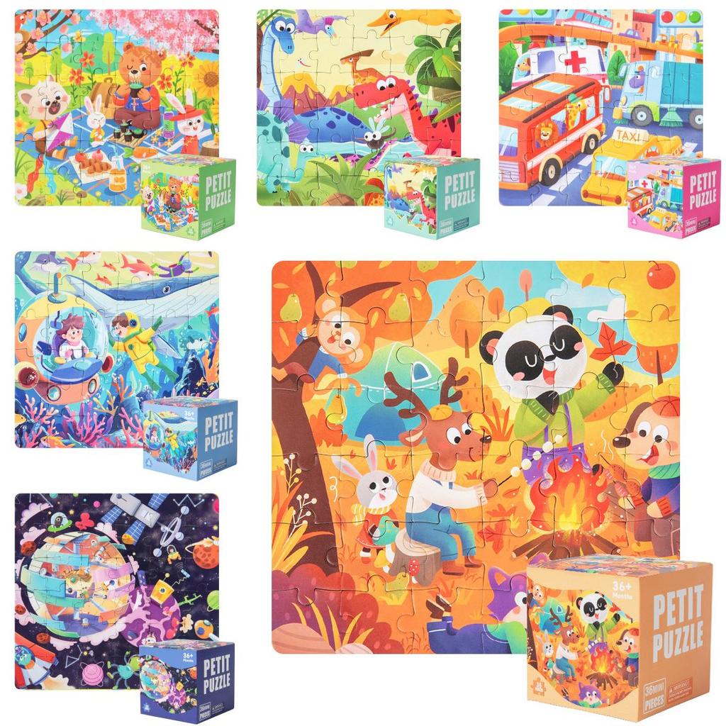 Childrens Puzzles For Early Education With Colorful Scenes For Ages 3 To 6