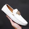 Men Loafers 2025 Leather Shoes Men Casual Shoes Man Moccasins Breathable Sneakers Men Driving Shoes Comfort Flats Plus Size 48