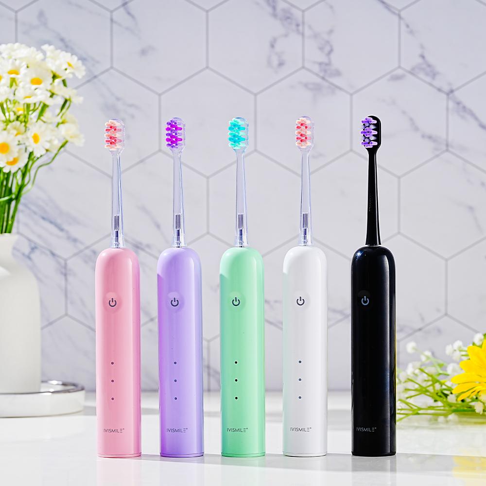 2025 Multi-functional Vibrating Electric Toothbrush High-efficiency Cleaning Electric Toothbrush for Home Use белый