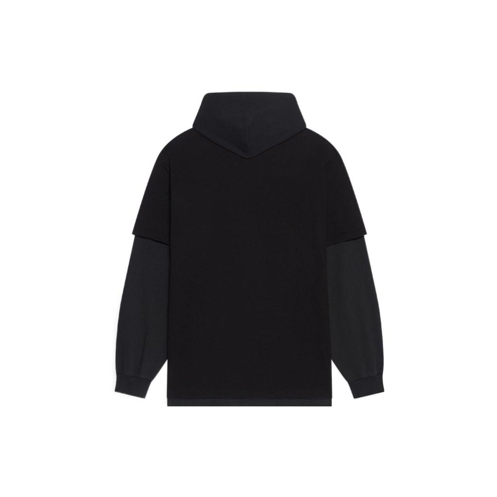 Balenciaga SS22 T-shirt Losse Pasvorm Heren Zwart 681029TLVF11069