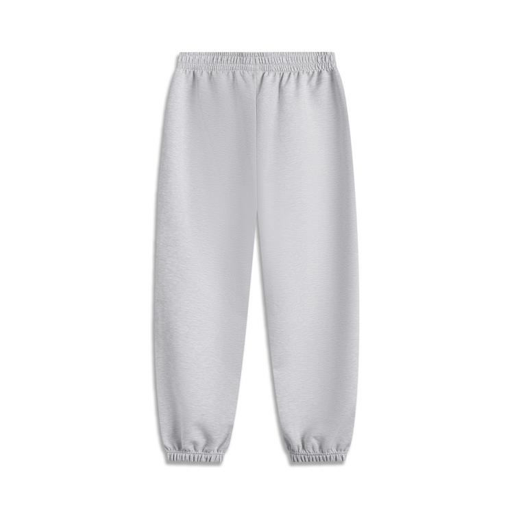 Li Ning Sports Trend Series Casual Simple Solid Color Tapered Loose Comfortable Elastic Versatile Knitted Sweatpants Men Bottoms AKLVA34-2