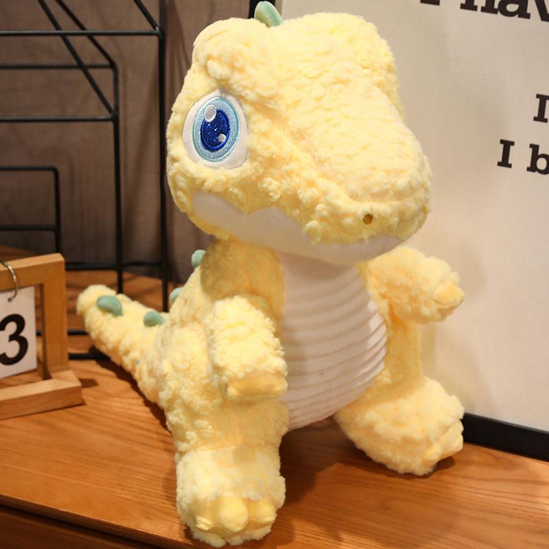 Squishy Dinosaur Plush Toy Soft Cartoon Big Eyes Dino Plush Doll Kawaii Animal Kids Birthday Gifts Stuffed Hug Pillow Cushion