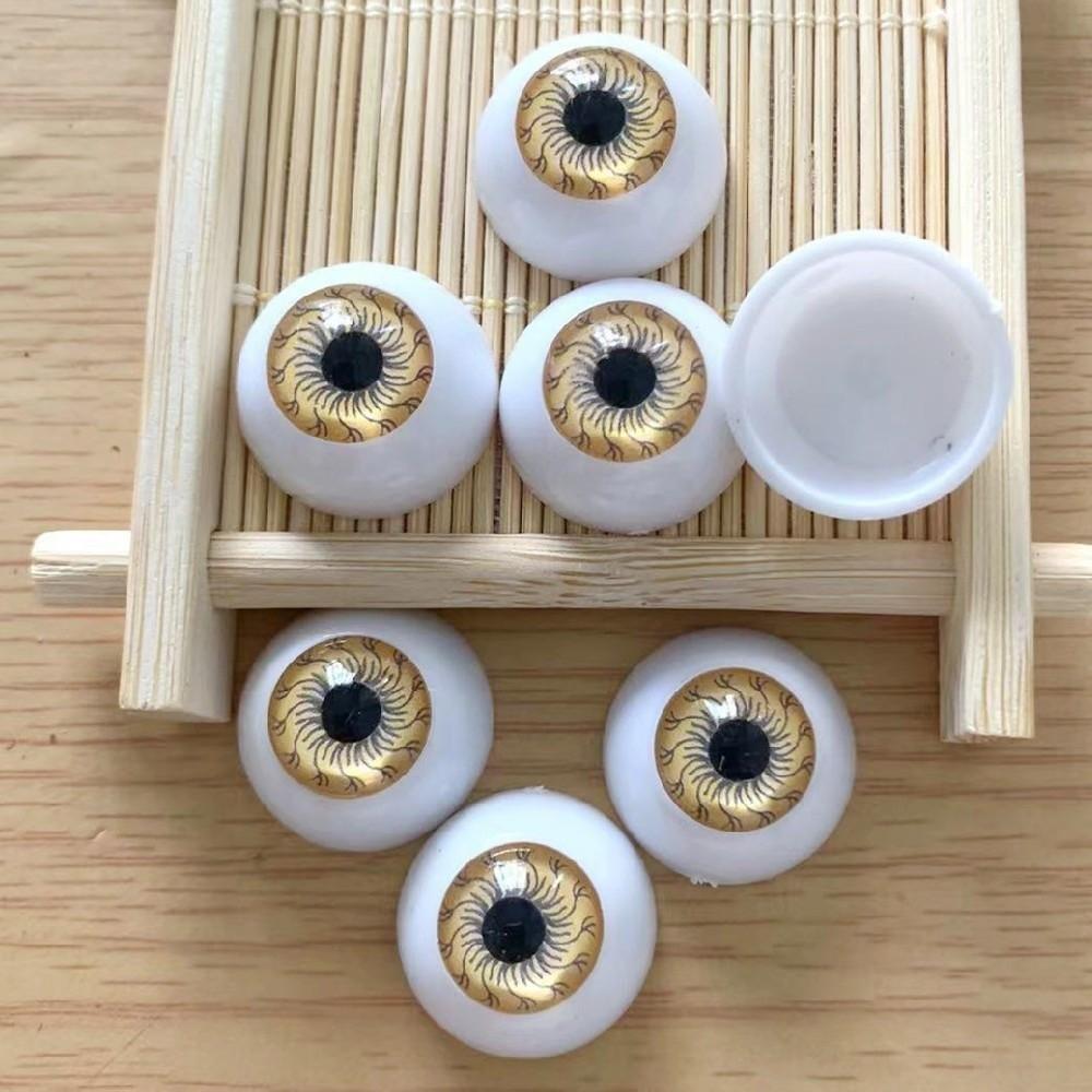 50pcs 12mm Doll Round Eyes Plastic Simulation Ceramic Eye Accessories Puppet Making Dinosaur Eyes
