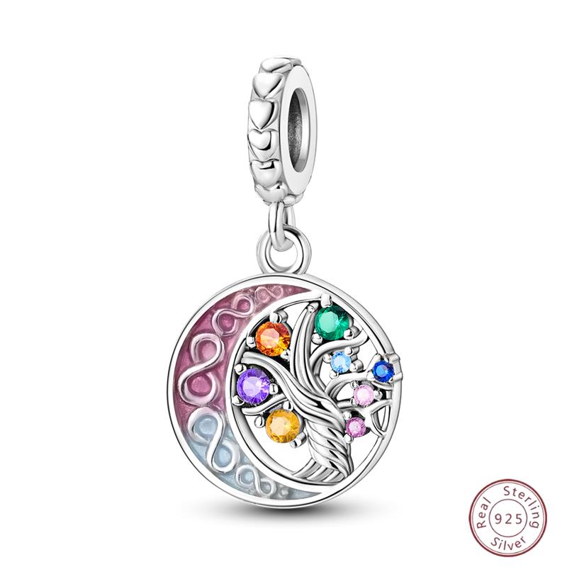 Copper Beaded Pendant Shiny Zircon Spring Cute Bow Original 3Mm Bracelet Women Fine Jewelry