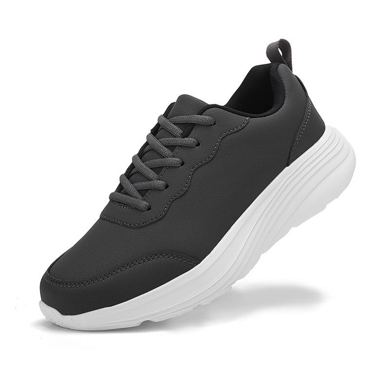Autumn and Winter Special Large Size 48 Black Men's Shoes Soft Sole Light Men's Non-slip Sports Shoes Running Fitness Casual Shoes
