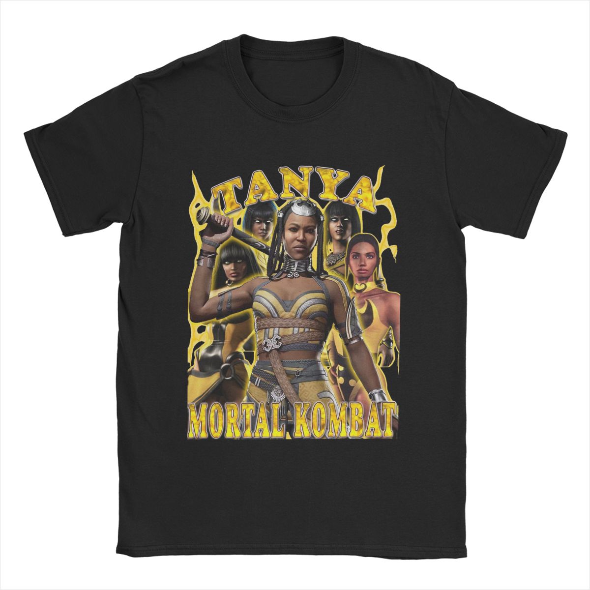

Mortal Kombat 1 Tanya T-Shirt for Men Novelty 100% Cotton Tee Shirt Unisex T-Shirt XXXL