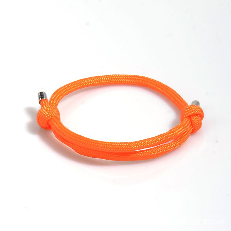 Rope Woven Bracelet for Men Adjustable Fashion Versatile Simple Paracord