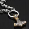 Collana da Uomo Martello di Thor, Argento Spesso 303