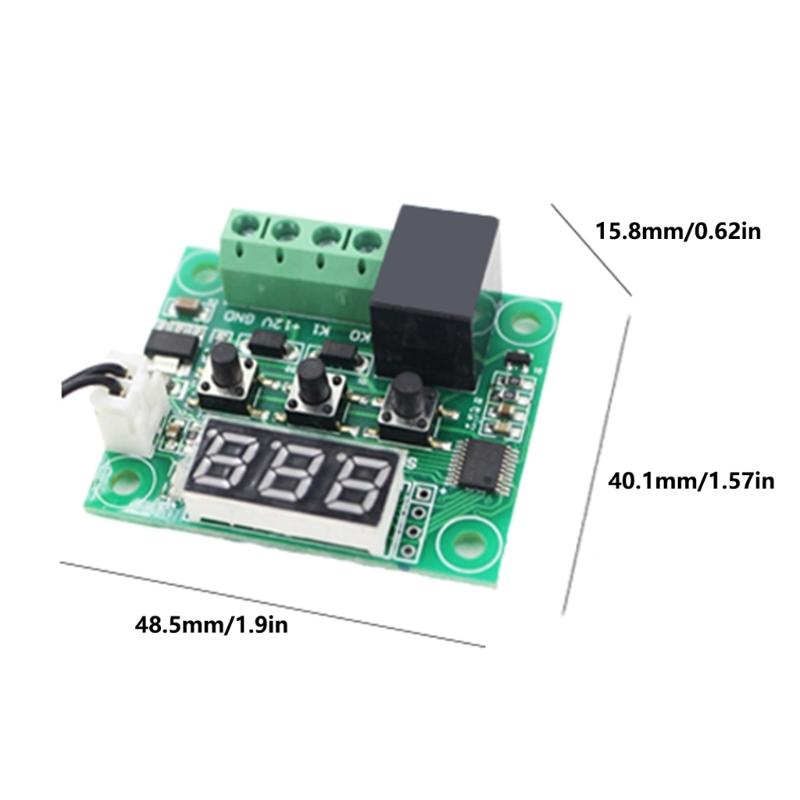 W1209 Temperature Control Module Temperature Controller For Precise Monitoring Relays Output AntiReverse Protections