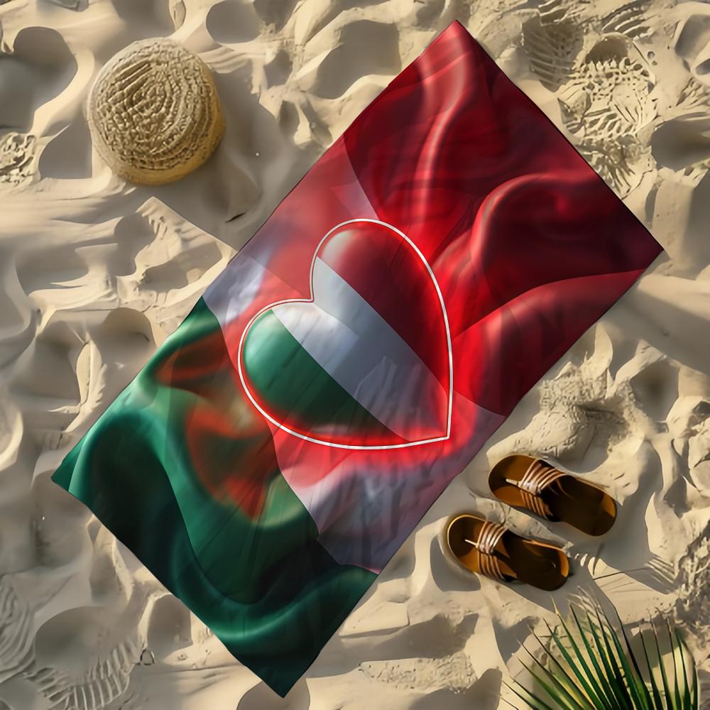 Nazione Italia Asciugamano Asciugamani da Spiaggia Yoga Palestra Leggero Portatile Per Nuoto Doccia Viaggio Accessori Sportivi Anti-sabbia