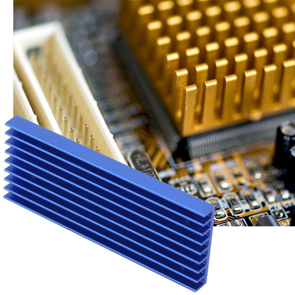 Q28*6*71,5 Trzy otwory aluminiowy radiator chłodzący do układu scalonego na płytce drukowanej