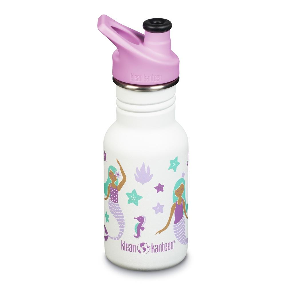 

12 fl oz Stainless Steel Kid Water Bottle Sport Cap Mermaids United States