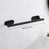 Self-Adhesive Towel Bar Holder Without Drilling Hole Tower Rack Hanger Shelf Storage Bathroom Towel Rod Bath Kitchen Towel Rail
