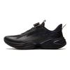 Li Ning Série Sport et Style de Vie pour Enfants Confortable Absorption des Chocs Rebond Respirant Soutien Chaussures Décontractées Basses Baskets pour Enfants Noir YKCV046-1