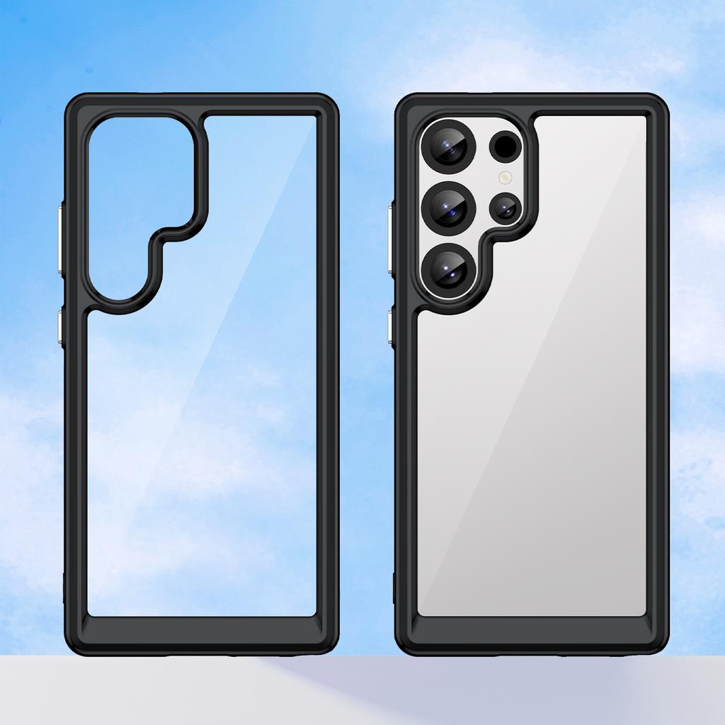 Etui na Samsunga Galaxy S25 Ultra TPU+Akryl Ochronne Przezroczyste Etui na Telefon