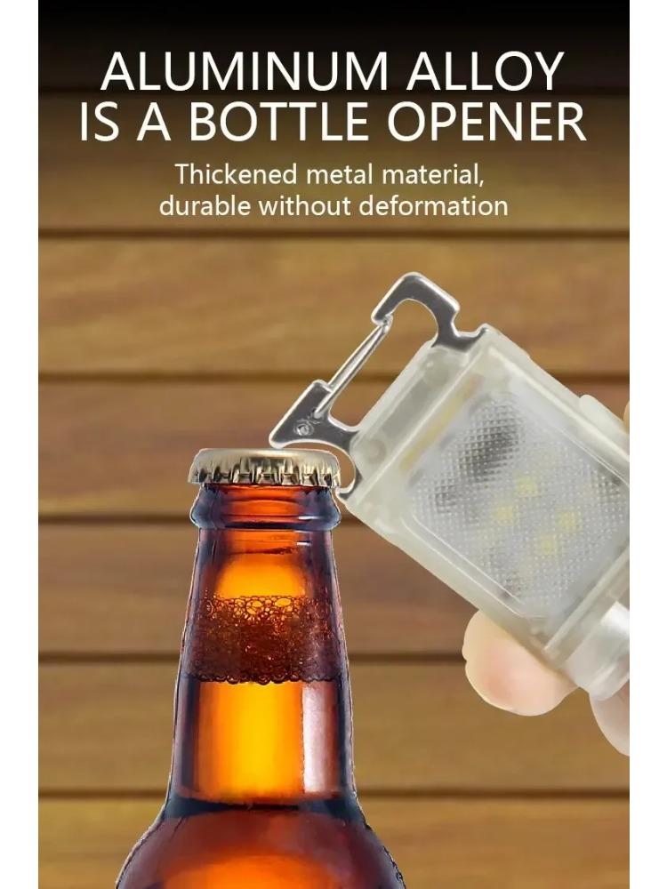 Keychain LED Light Magnetic Flashlight Multi-Function Charging Mini Portable Light Maintenance Portable Ultra-Bright Work Light