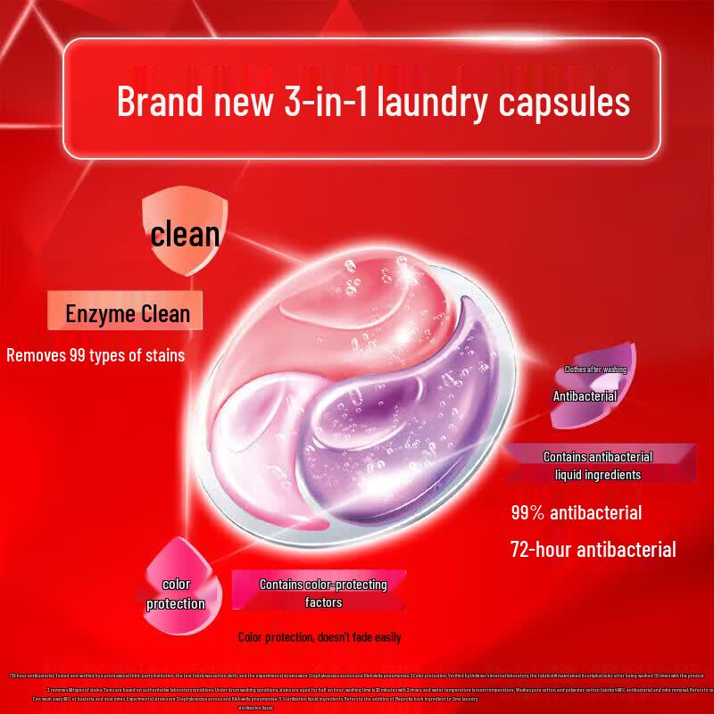 OMO 3-in-1 Cherry Blossom Laundry Pods
