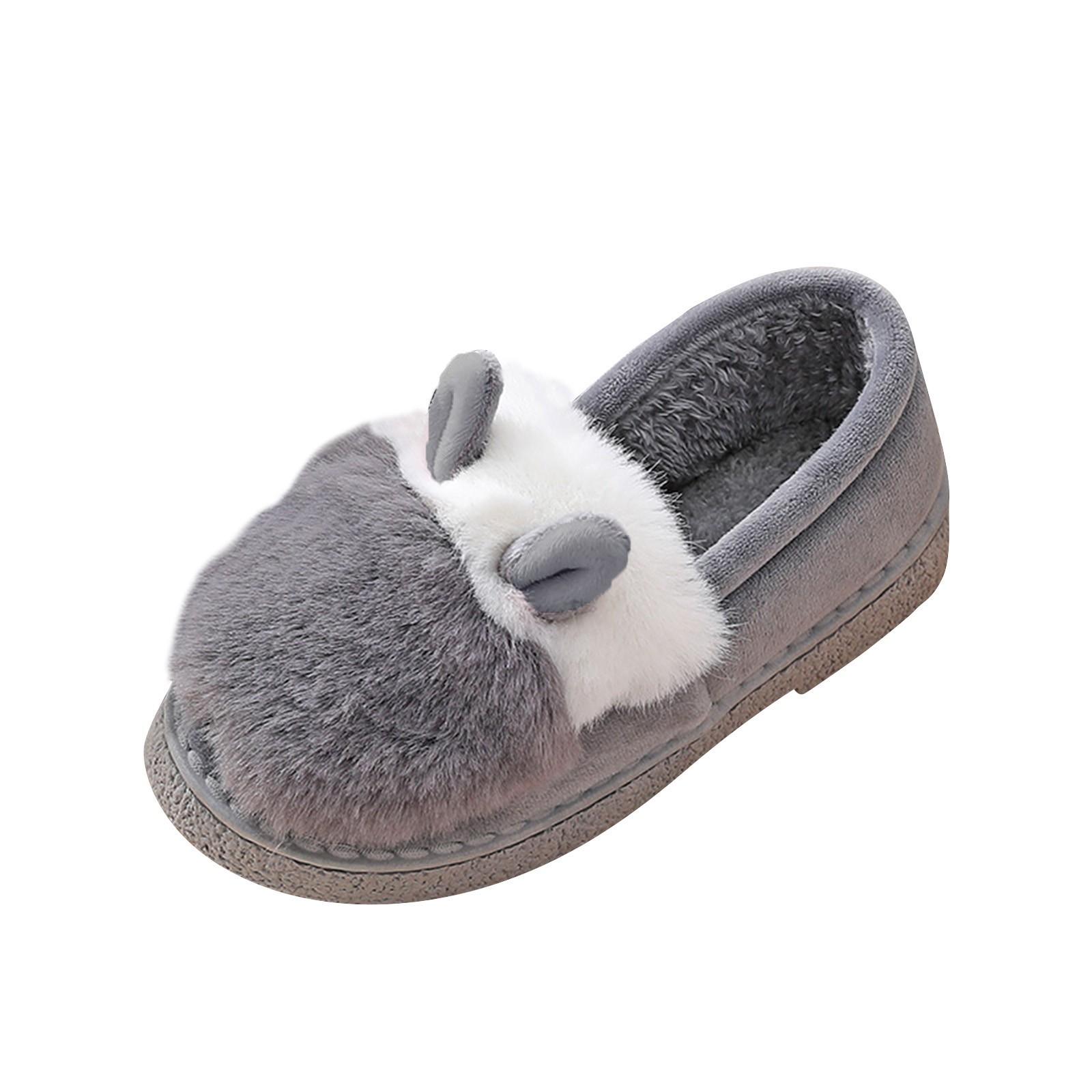 Хлопковые тапочки на каблуке с овечьими ушками и кроличьей шерстью — фото 4