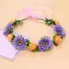Blumenkränze Krone Haarkranz Blumenstirnbänder Braut Blumenkrone Hochzeit
