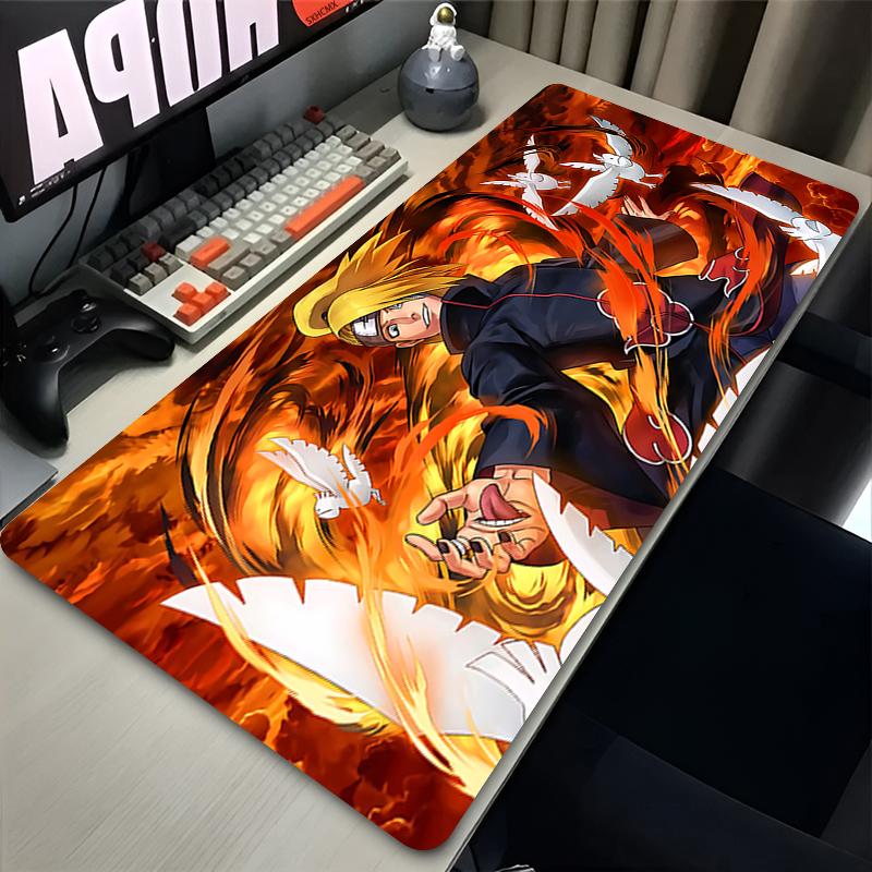 Mouse Pad Large Gamer Computer Anime NNaruto Desk Mat Keyboard Mouse Pads Anime Gaming Accessories PC Mousepad Rubber Carpet