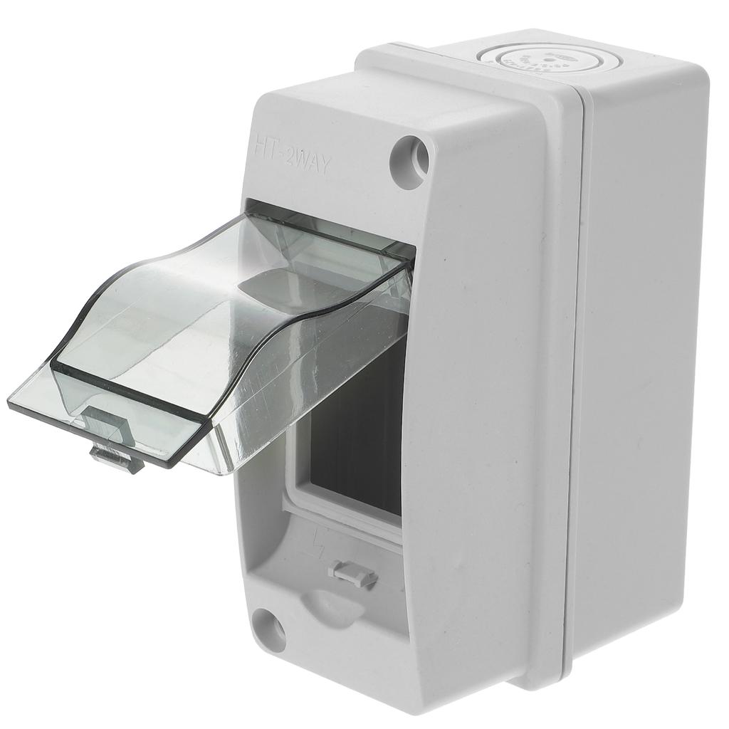 Distribution Protection Box Enclosure Power Controller 2 Way Consumer Unit Junction Din Rail Small Plastic Boxes Electrical Case