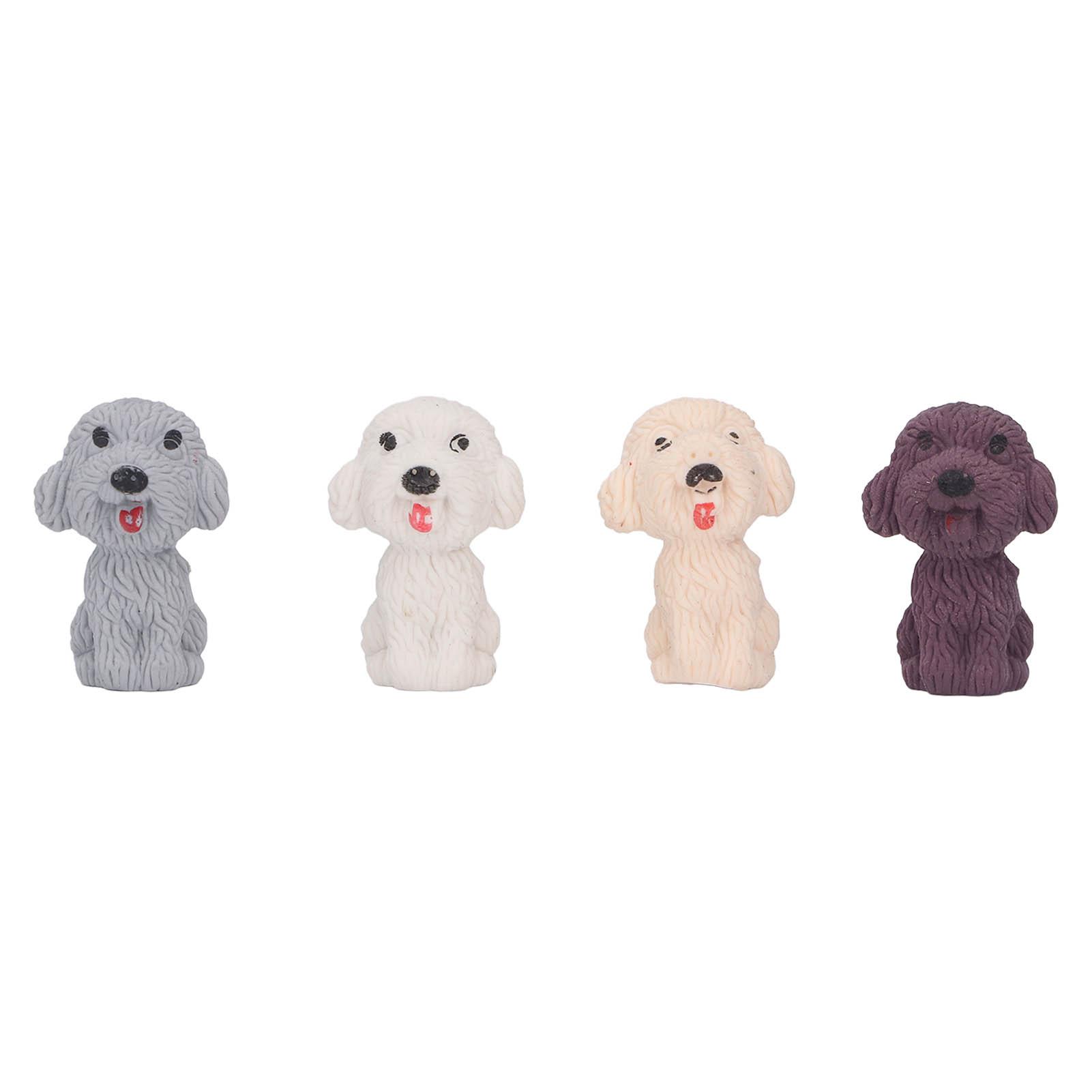 

20 шт. ластиков для собак для детей и студентов, милые ластики для собак, легко стираются, безопасные ластики для карандашей PTR в виде животных, лучшие ластики