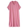 Short Sleeve Plus Size Cotton Vintage New In Dresses for Women Casual Loose Maxi Long Summer Dress