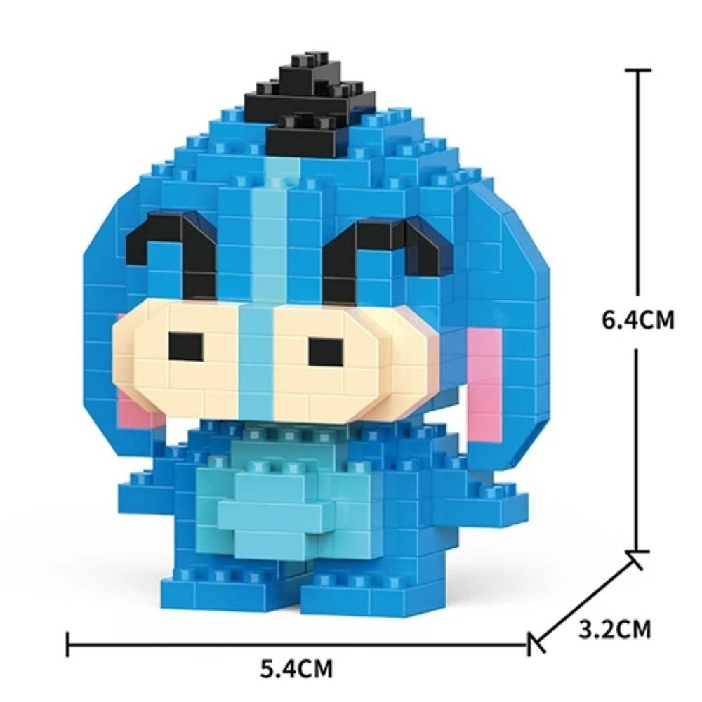Disney Anime Princess Building Blocks Stitch Mickey Mouse mini Action toy Figures Blocks Toys Bricks Assemble Toys Kids Gifts