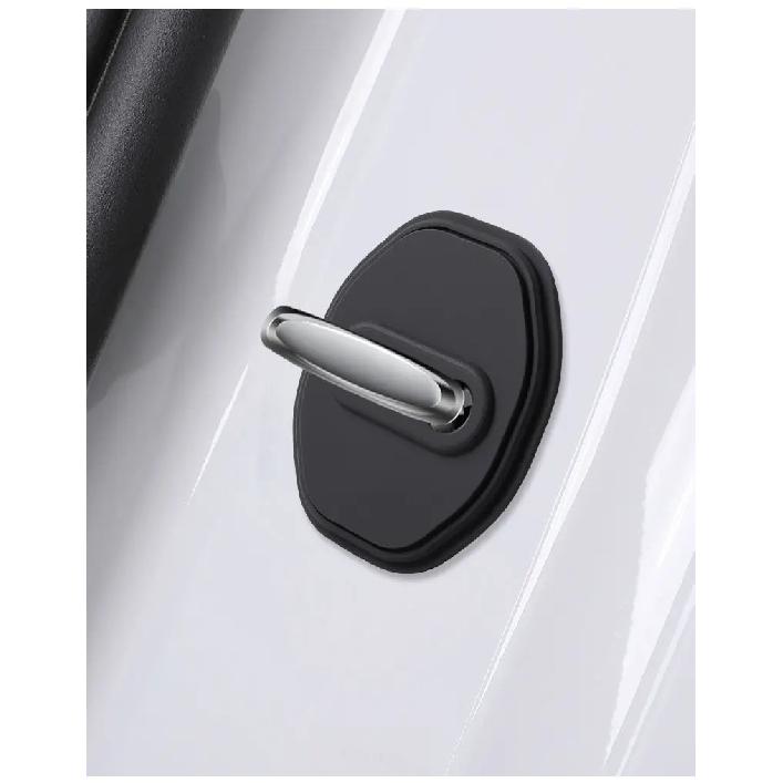 For Chery iCAR V27 Silicone Door Lock Protective Cover, Door Limiter, Shock Pad, Car Waterproof Modification Upgrade Accessories