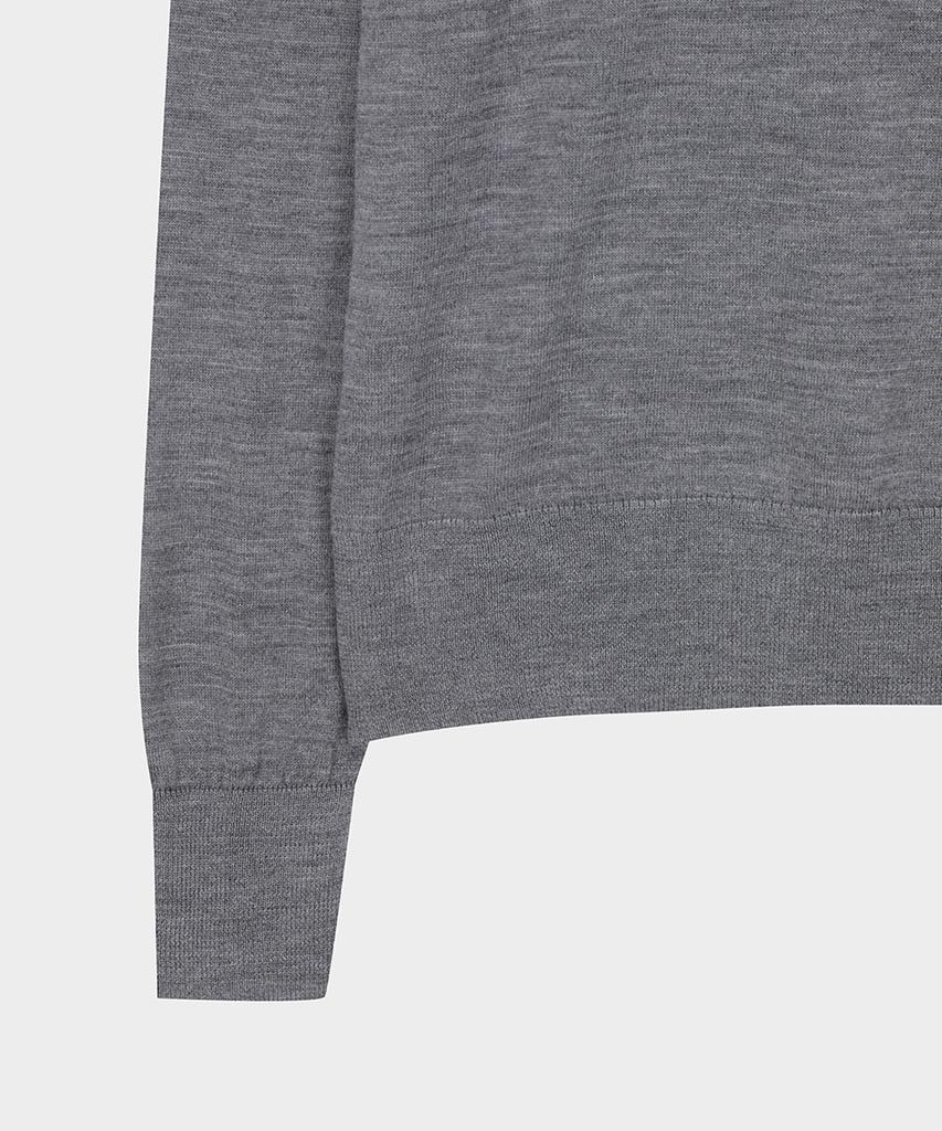 BROOKS BROTHERS [Women'S] Merino Wool Turtleneck Sweater (Grey) (Bbwuwf4031Wef)