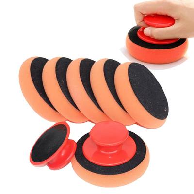 Car Wash Wax Polish Pad Polishing Pad Sponge Car Cleaning Cloth Microfiber Polishing Waxing Sponge Car House Maintenance Tools