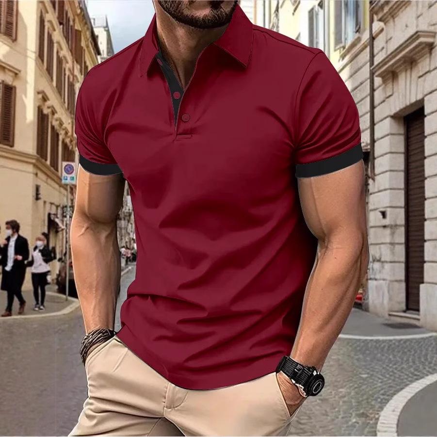 Men's Trendy Short Sleeve Summer Polo Shirt
