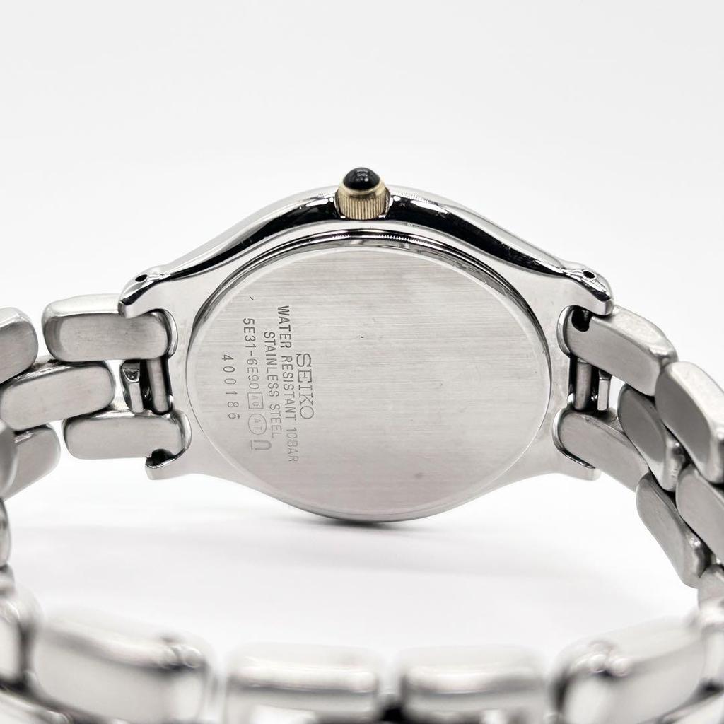 [USED] SEIKO DOLCE 5E31-6E90 Quartz Wristwatch