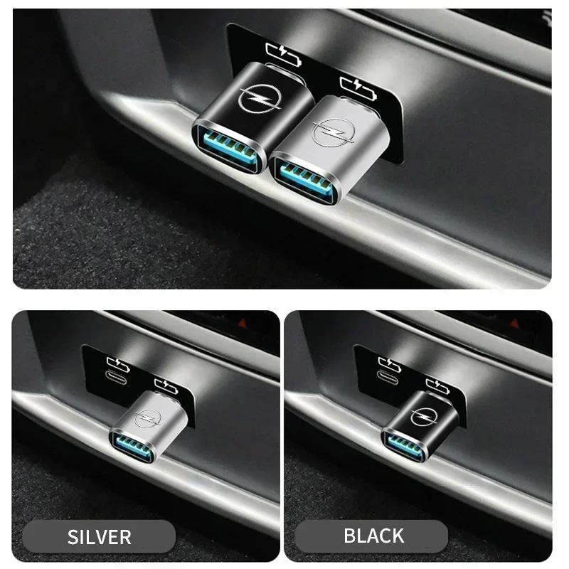 CIQ1 Type C To USB 3.0 OTG Adapter USB C Male To USB Female Converter For Opel Astra Insignia Corsa Zafira Meriva Mokka Vivaro Vectra
