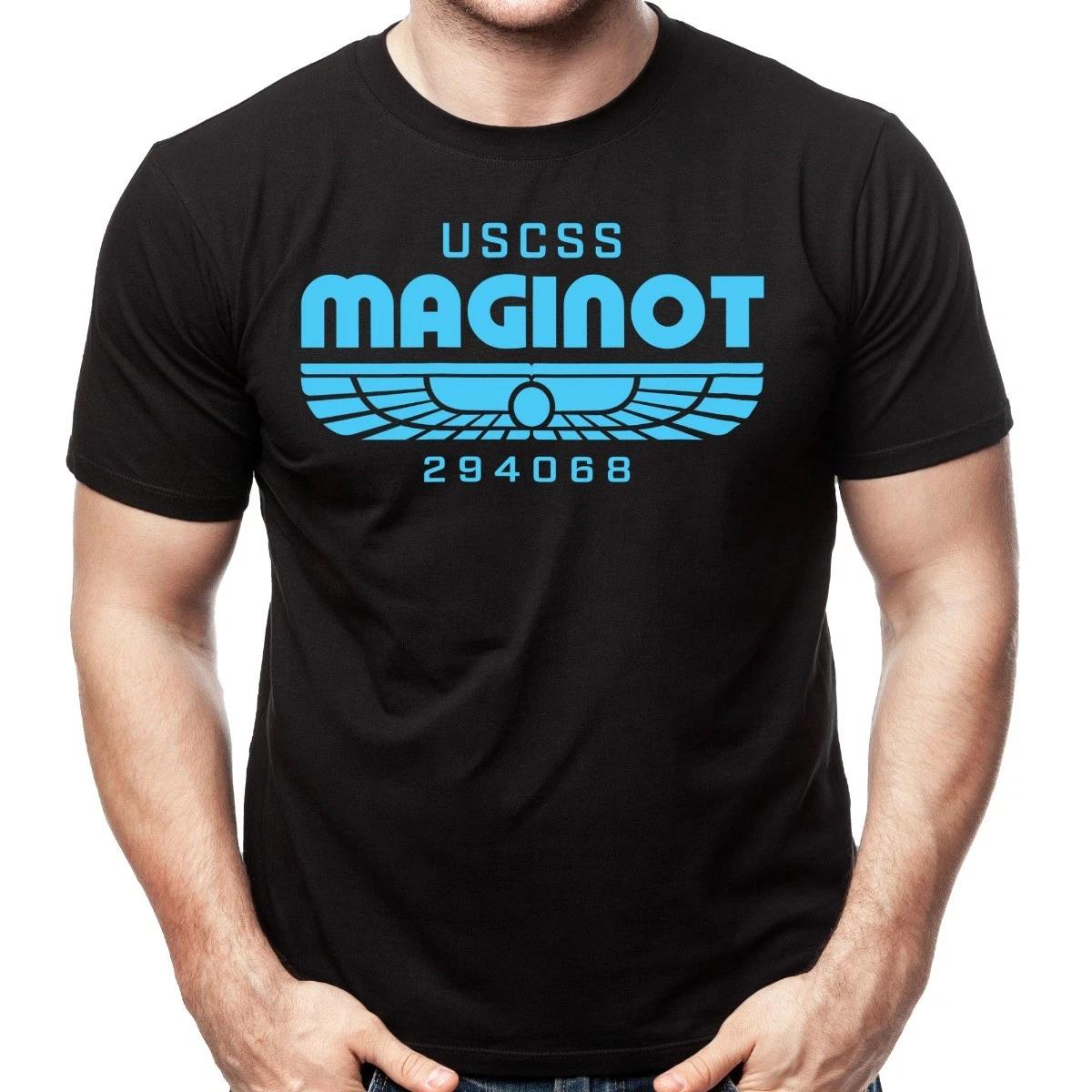 USCSS Maginot Logo Black Adult T-Shirt M