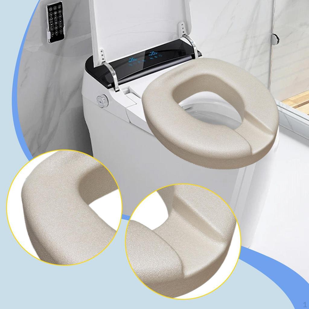 Erhöhter und erhöhter Toilettensitzerhöher Praktisch Wiederverwendbar Erhöhter Komfort Universelle Passform