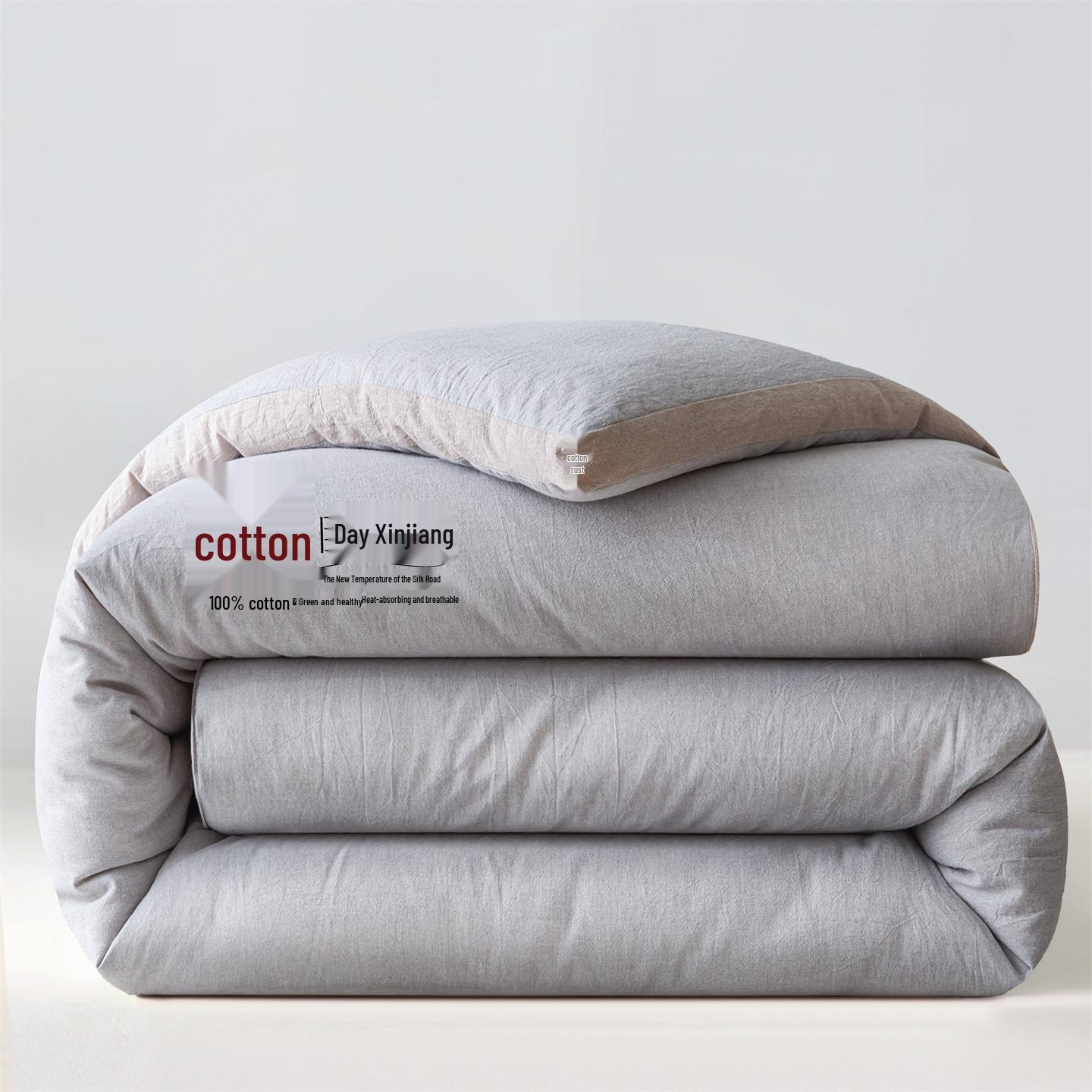 

100% Xinjiang Thick Winter Quilt - Pure Cotton, Warm, All-Season Quilt