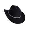 Atmungsaktive Cowboyhüte für Damen Herren Dreifache Strasssteine Akzente Praktischer Acrylstoff Musikfestival Camping Zubehör