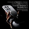 Frameless Matte Metallic Paint For Magsafe Phone Case For VIVO X300 Pro IQOO 15 Neo 11 Wireless Charge Gradient Magnetic Cover