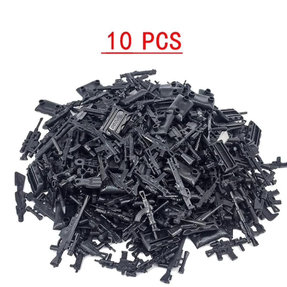 25/50/100/200Pcs Military SWAT Gun Cannon Building Blocks Weapon Army Police MOC Figure DIY Accessories Model Bricks DIY Toys