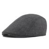 Newsboy Cap for Men Herringbone Forward Cap Men's Autumn Winter Warm Beret Gatsby Painters Hats Ivy Hat Gorro Hombre Boina