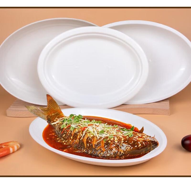 Disposable Plastic Oval Plates