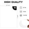 50 Pack White Cardstock 8.5 x 11 White Paper 65lb Card Stock Printer Paper for Cards Making Office Printing Certificate