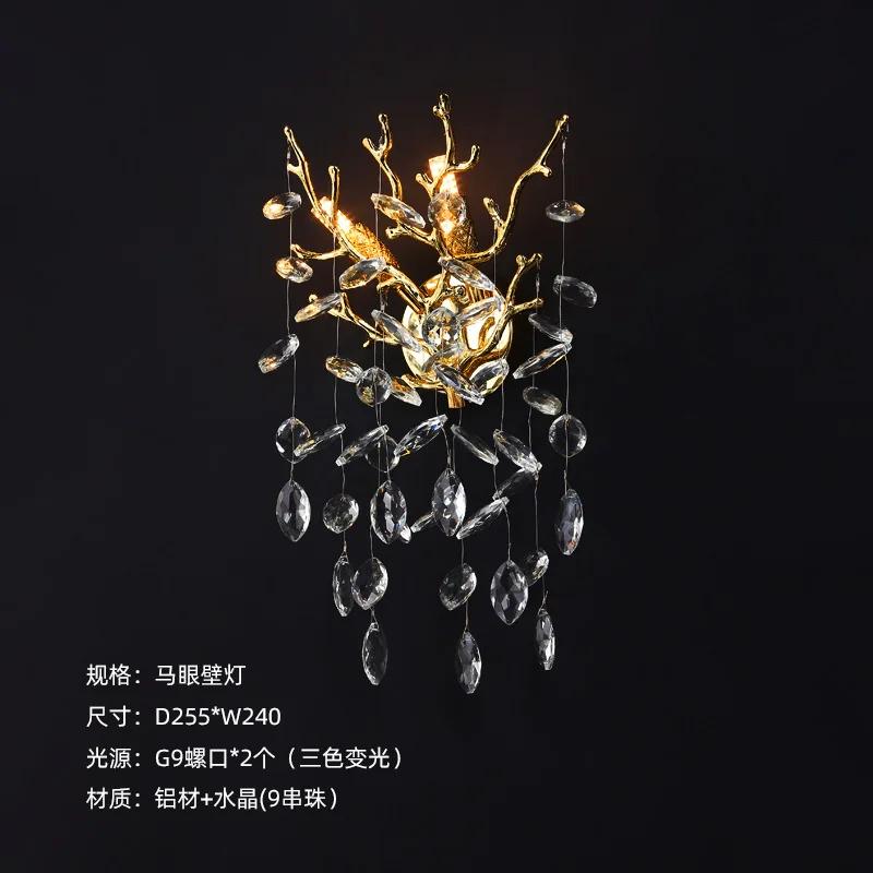 Luxury Crystal Suspension Pendant Lighting Fixture for Dining Room Living Room Lamp for Bedroom Pendant Chandeliers Home Decor